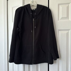 Black Zip-Up Hoodie